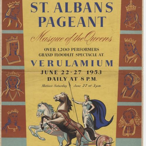St Albans Pageant Poster 1953