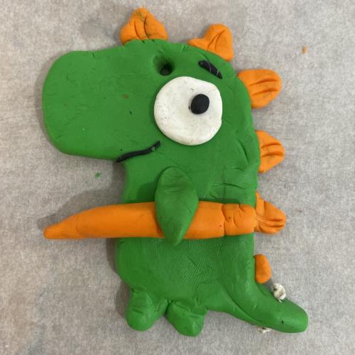 dinosaur colourful model