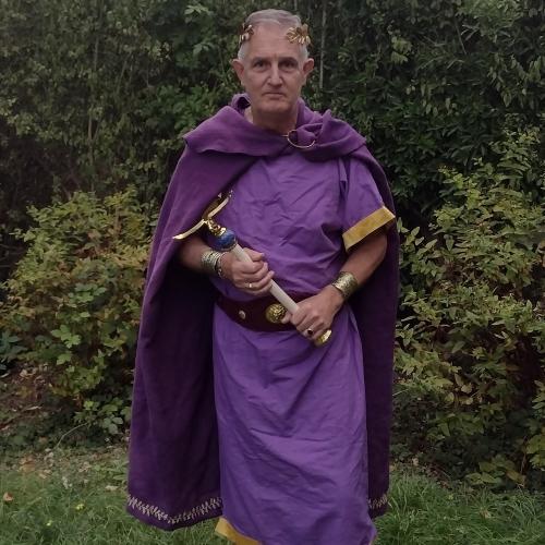 Emperor Trajan re-enactor