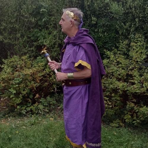 Emperor Trajan re-enactor