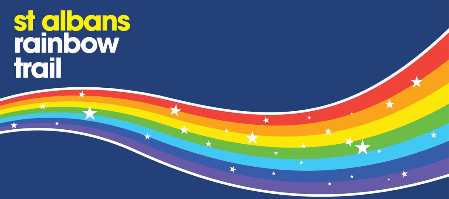 St Albans Rainbow Trail logo