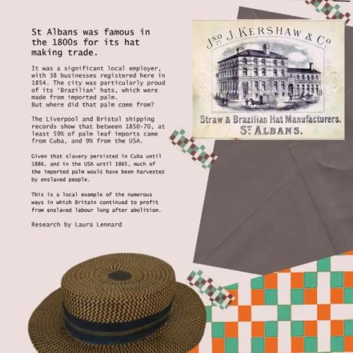 Exhibition panel - Brazilian hats