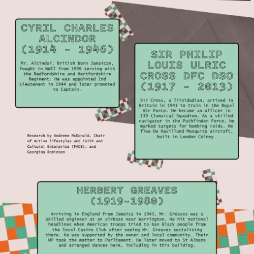 Exhibition panel - Caribbeans in WWII