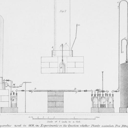 The Lawes Testimonial Laboratory at Rothamsted.