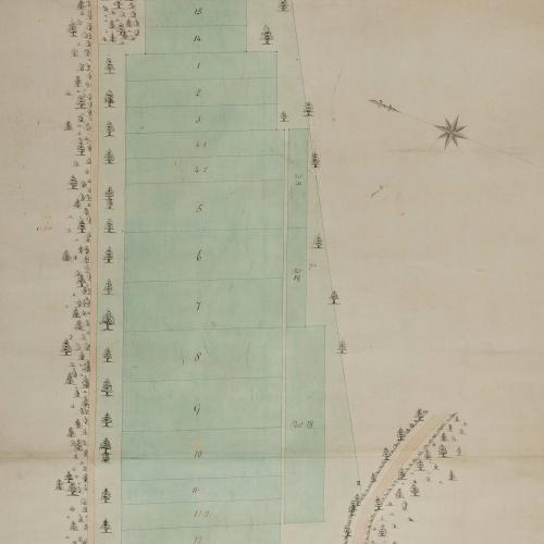 An early illustration of the Park Grass Experiment at Rothamsted. Image courtesy of Rothamsted Research.