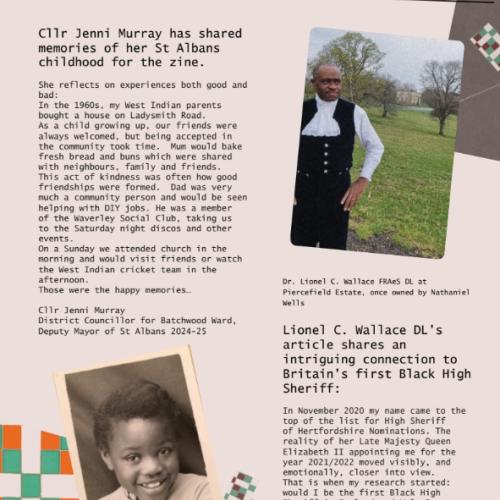 Exhibition panel - Children of the Windrush