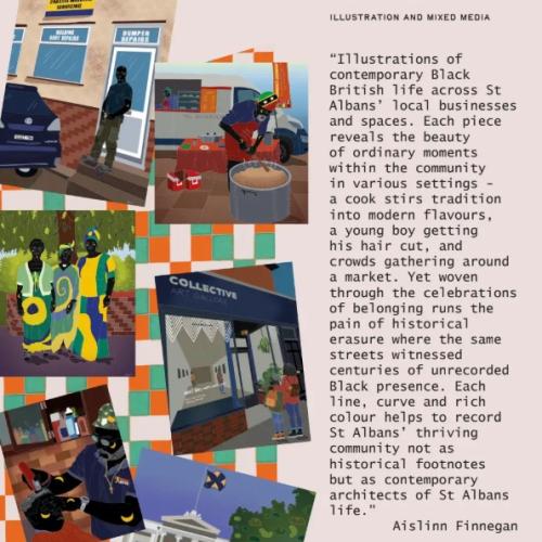 Exhibition panel - Community Snapshots