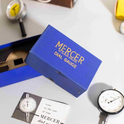 Original packagaing containing Mercer gauges