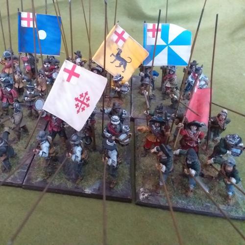 English civil war model soldiers
