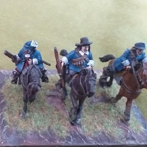 English civil war model soldiers