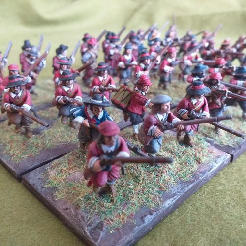 English civil war model soldiers