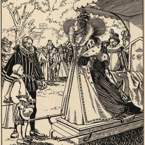 Francis Bacon’s meeting with Elizabeth I was one of the scenes in the 1907 St Albans Pageant.