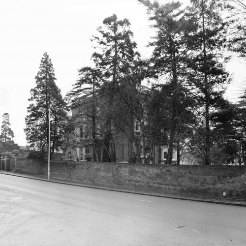 Photograph of Torrington House where Ormerod lived with her sister from 1887 until her death in 1901. This photograph was taken for the St Albans Street Survey in 1964.