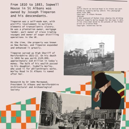 Exhibition panel - Joseph Timperon