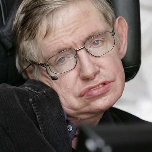 Professor Stephen Hawking. Image courtesy of A. Rogelio & C. Galaviz.