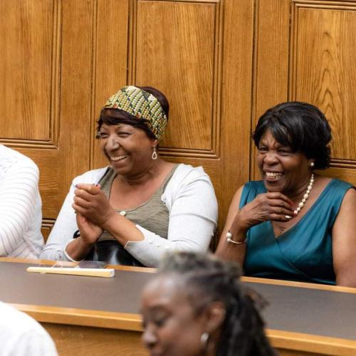 Community members at the Black Futures event