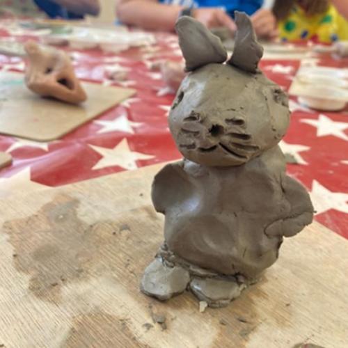 clay rabbit