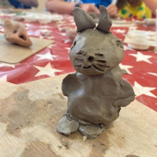 clay rabbit