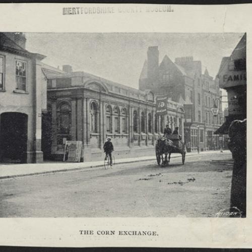 The Corn Exchange on Market Place, St Albans 1896