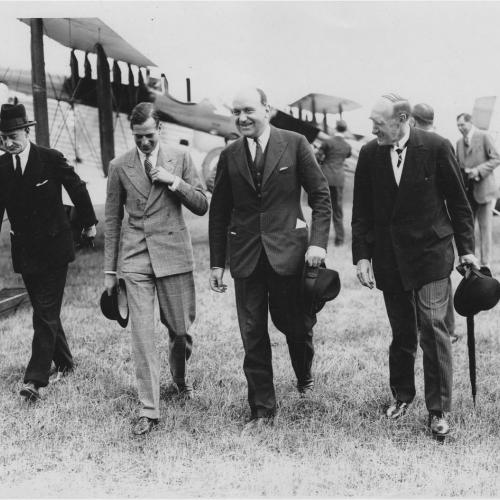 The Duke of Kent and Frederick Handley Page