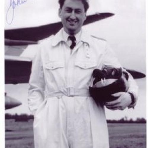 Test pilot John Allam