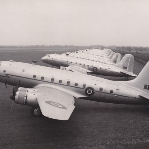 Handley Page Hastings awaiting delivery to the RAF circa 1948-9
