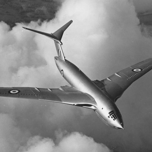 The HP Victor in flight