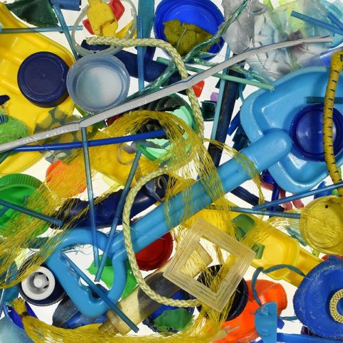 Southend Beach Rubbish Project (May), 2018, Photography of colourful plastic items