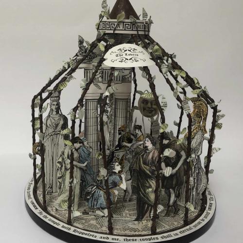 A Midsummer Night's Dream, carrousel containing a scene with classical figures