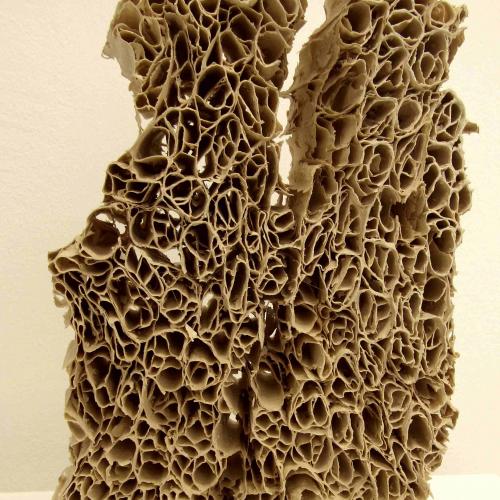 Breath, mineral-like sculpture