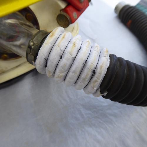 Photo of cast process for oxygen tube