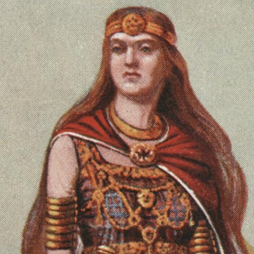 Drawing of Boudicca from St Albans 1907 Pageant