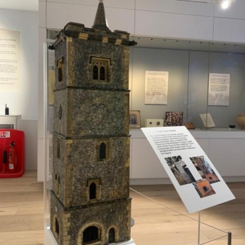 An exact scale model of St Albans Clock Tower