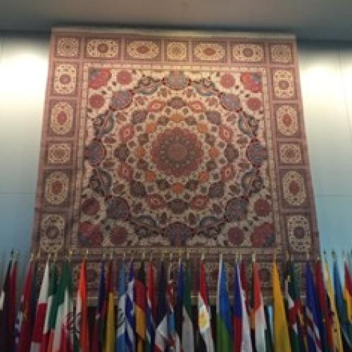 Bani Adam rug, United Nations, NY Pic © Marjohn Sheikhi