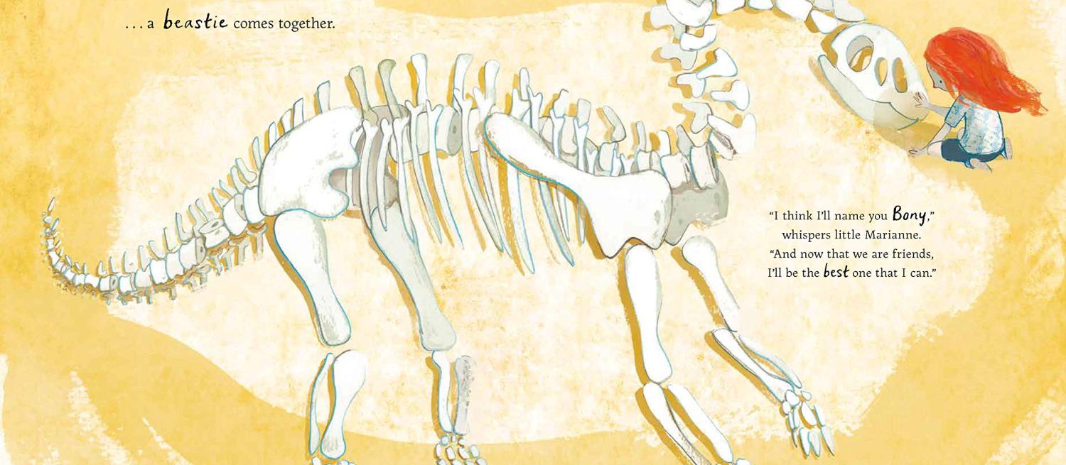 Illustration from the girl and the dinosaur