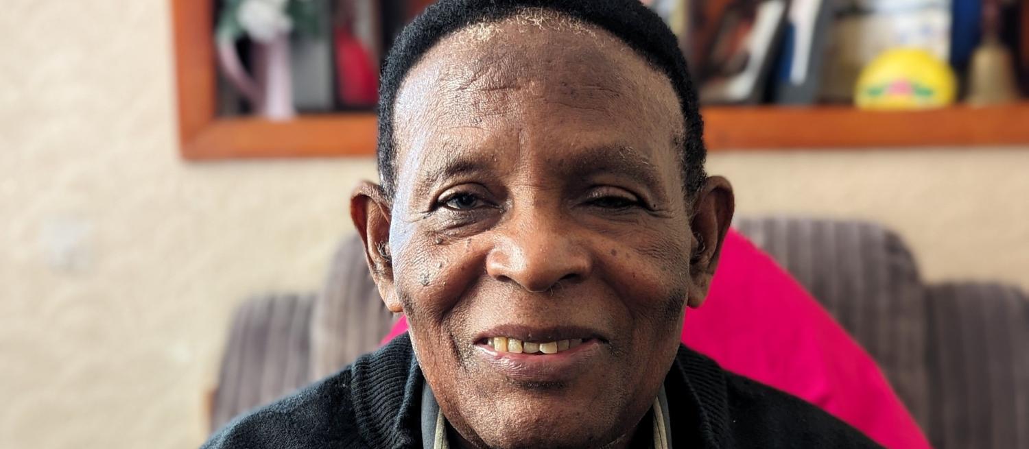 Portrait of Mr George Wallace, St Albans resident.
