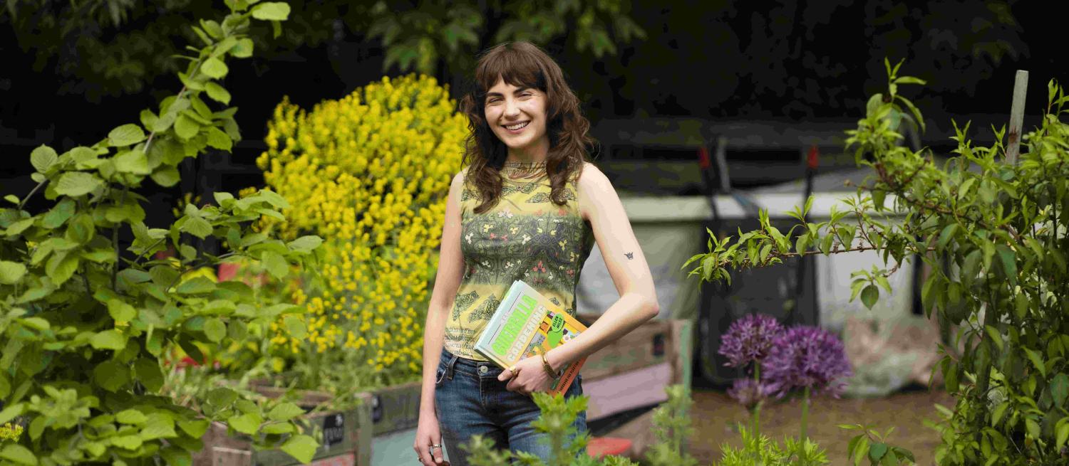 ellen miles  author of guerilla gardening.