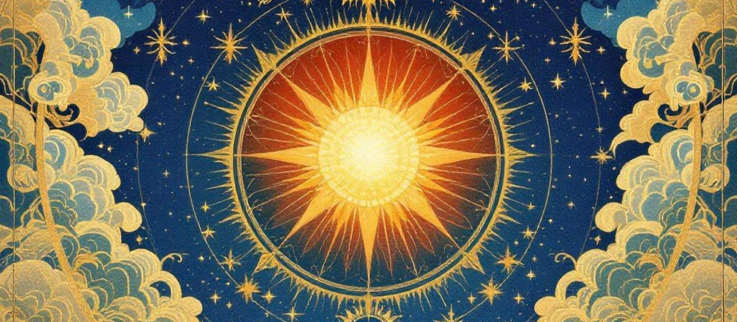 astrological image of sun