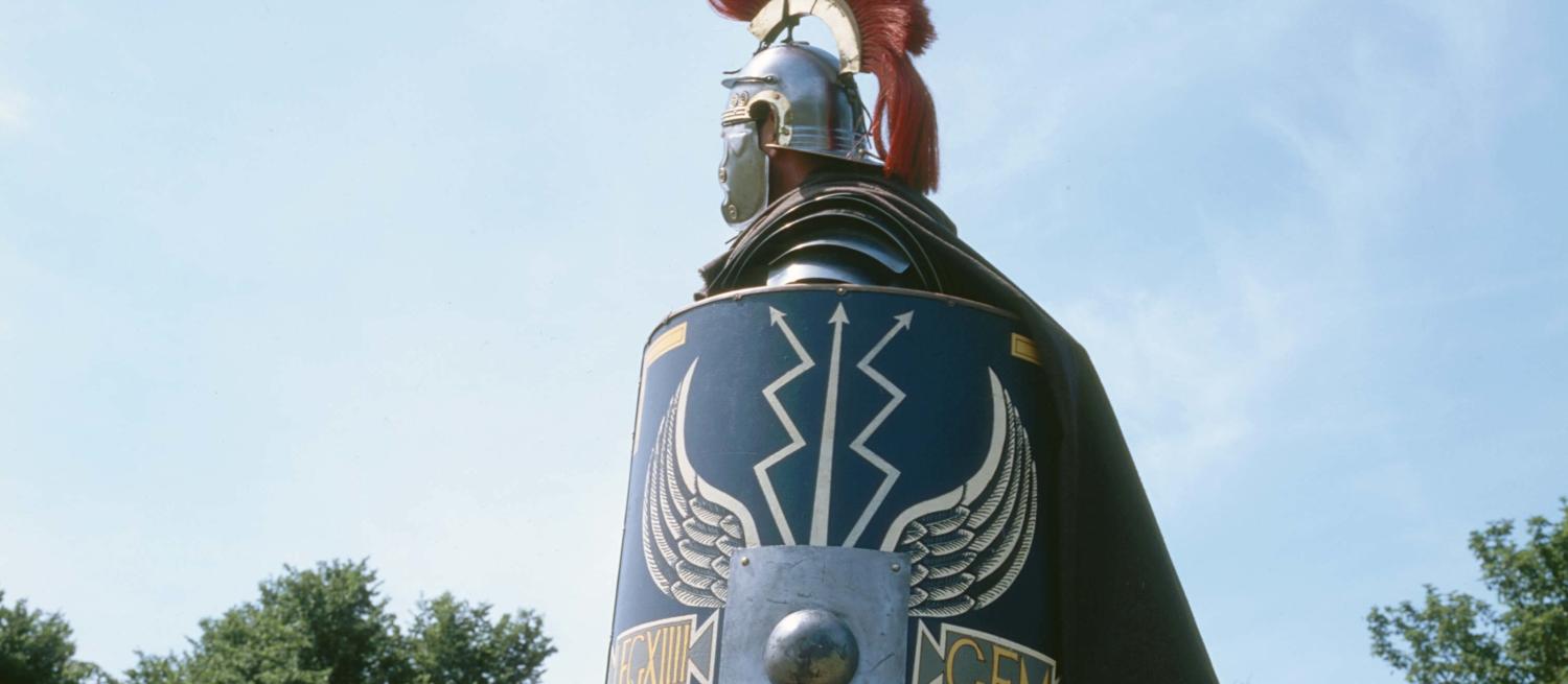 roman soldier with a sheild