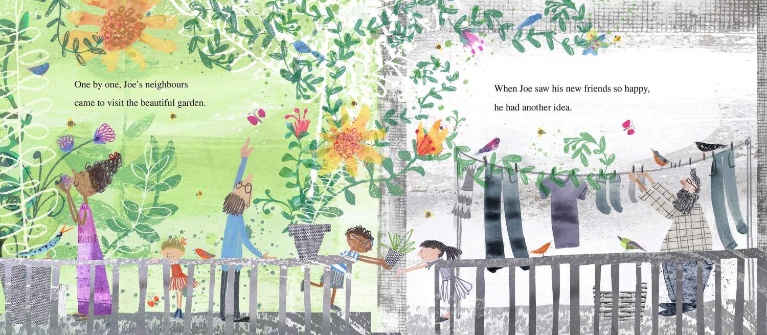 Illustrations from THe Extraordinary Gardener