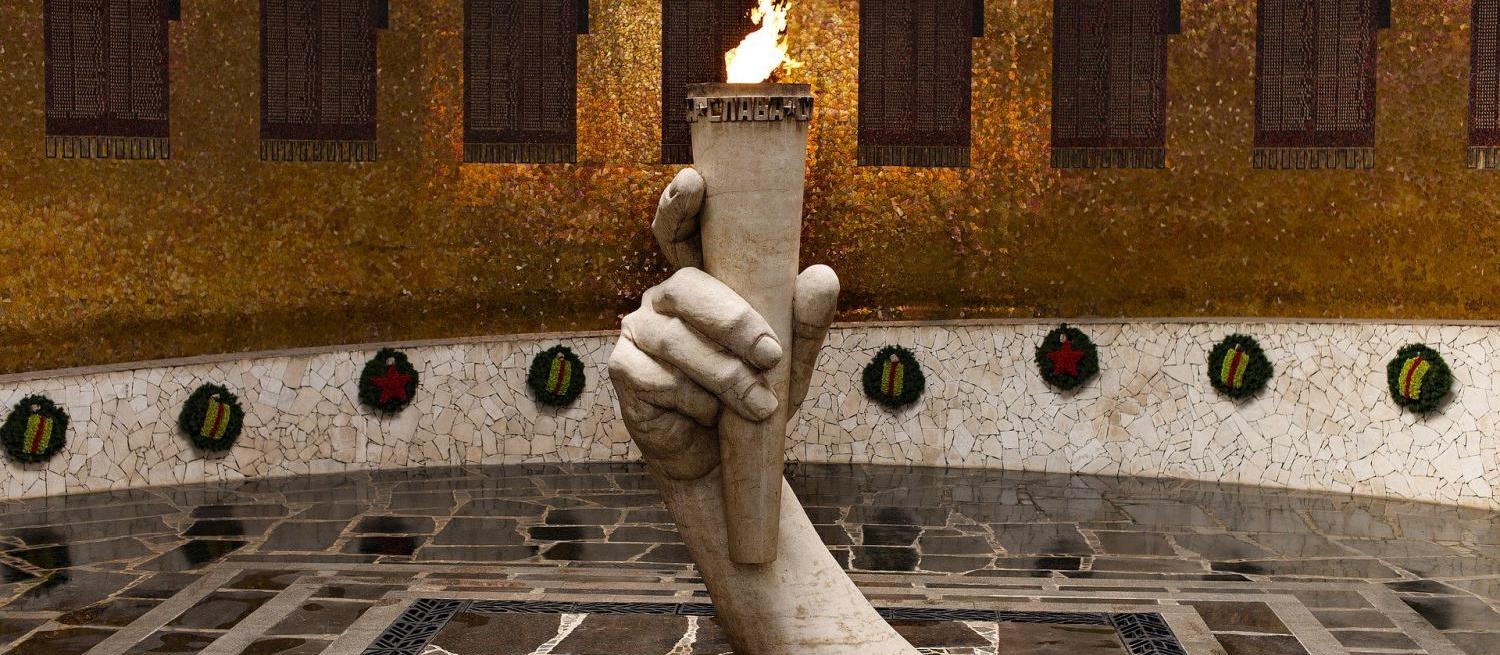 Volgograd, Stalingrad Metro Station, The Eternal Flame