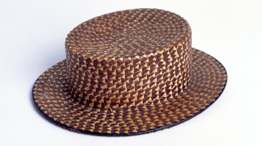 a straw hat made in St Albans