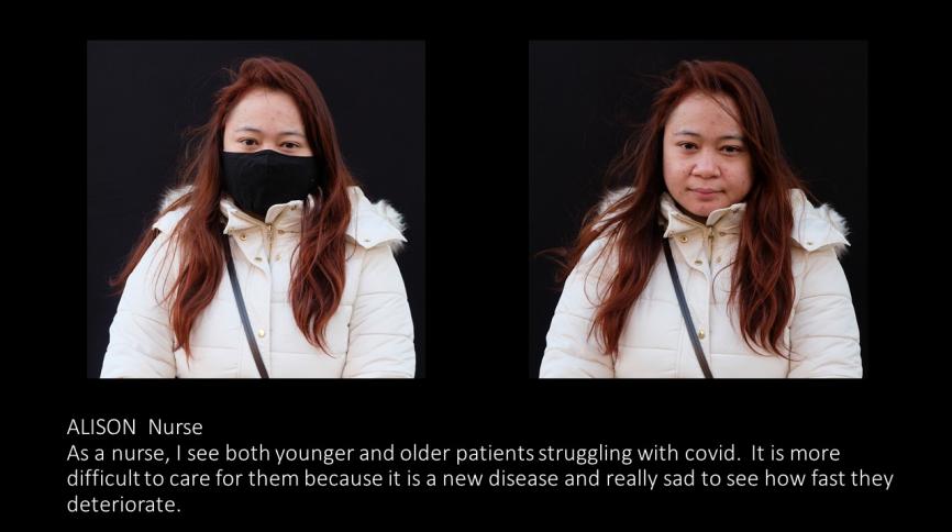 As a nurse I see both younger and older paitients struggling with covid. It is more difficult to care for them because it is a new disease and really sad to see how fast they deteriorate