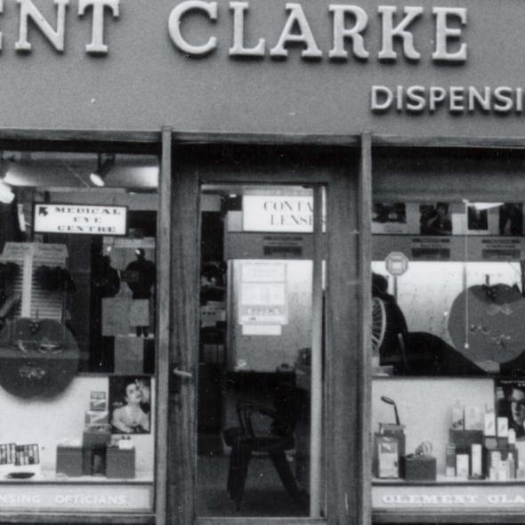 1, Market Place, Clement Clarke Opticians, from the St Albans Street Survey 1986