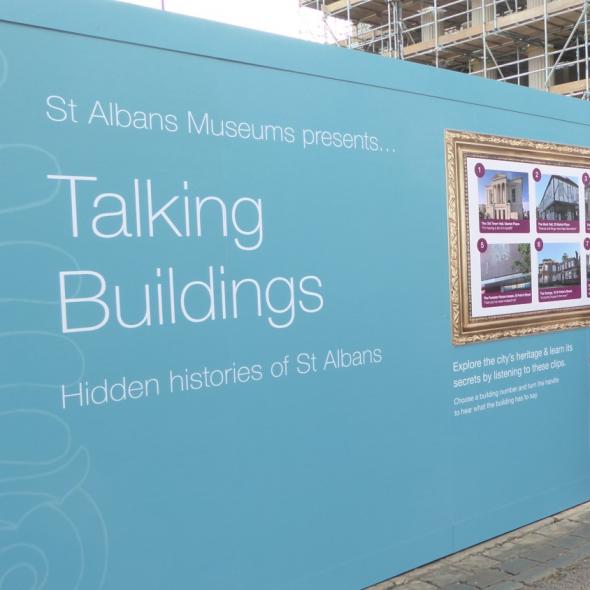 Talking Buildings installation