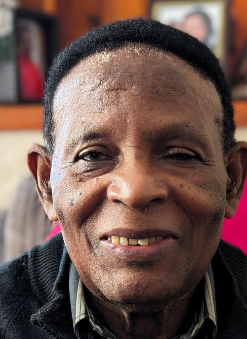 Portrait of Mr George Wallace, St Albans resident.