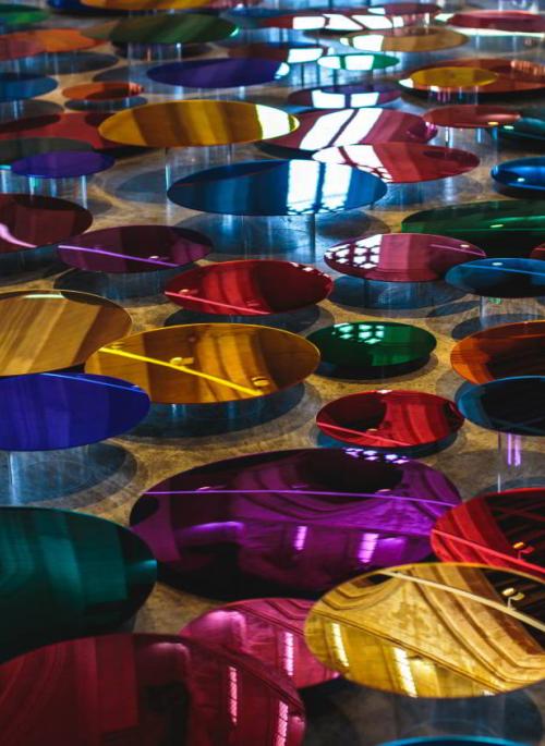 Liz West, Our Colour Reflection installation Assembly Room St Albans Museums