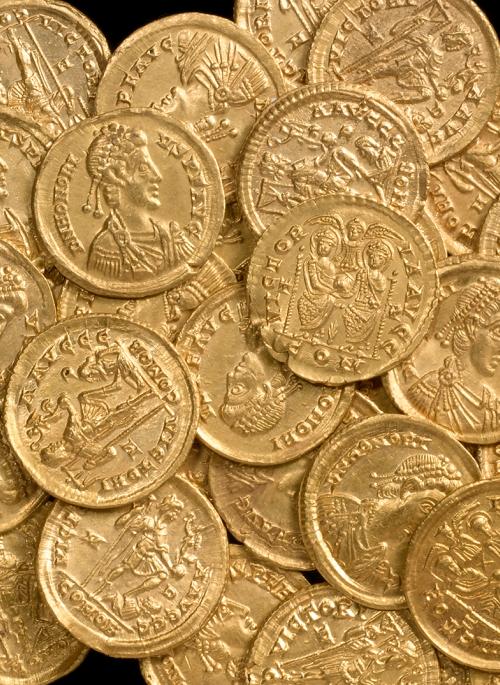 Sandridge Hoard coins Verulamium Museum coin tour