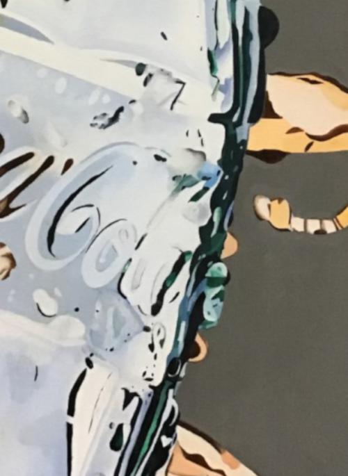 Oil and acrylic painting