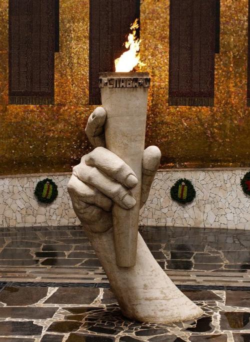 Volgograd, Stalingrad Metro Station, The Eternal Flame